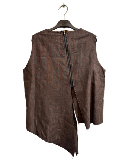 Gilet Zip Dietro Gessato BTQ - GI0224 - Boutique Central Roma