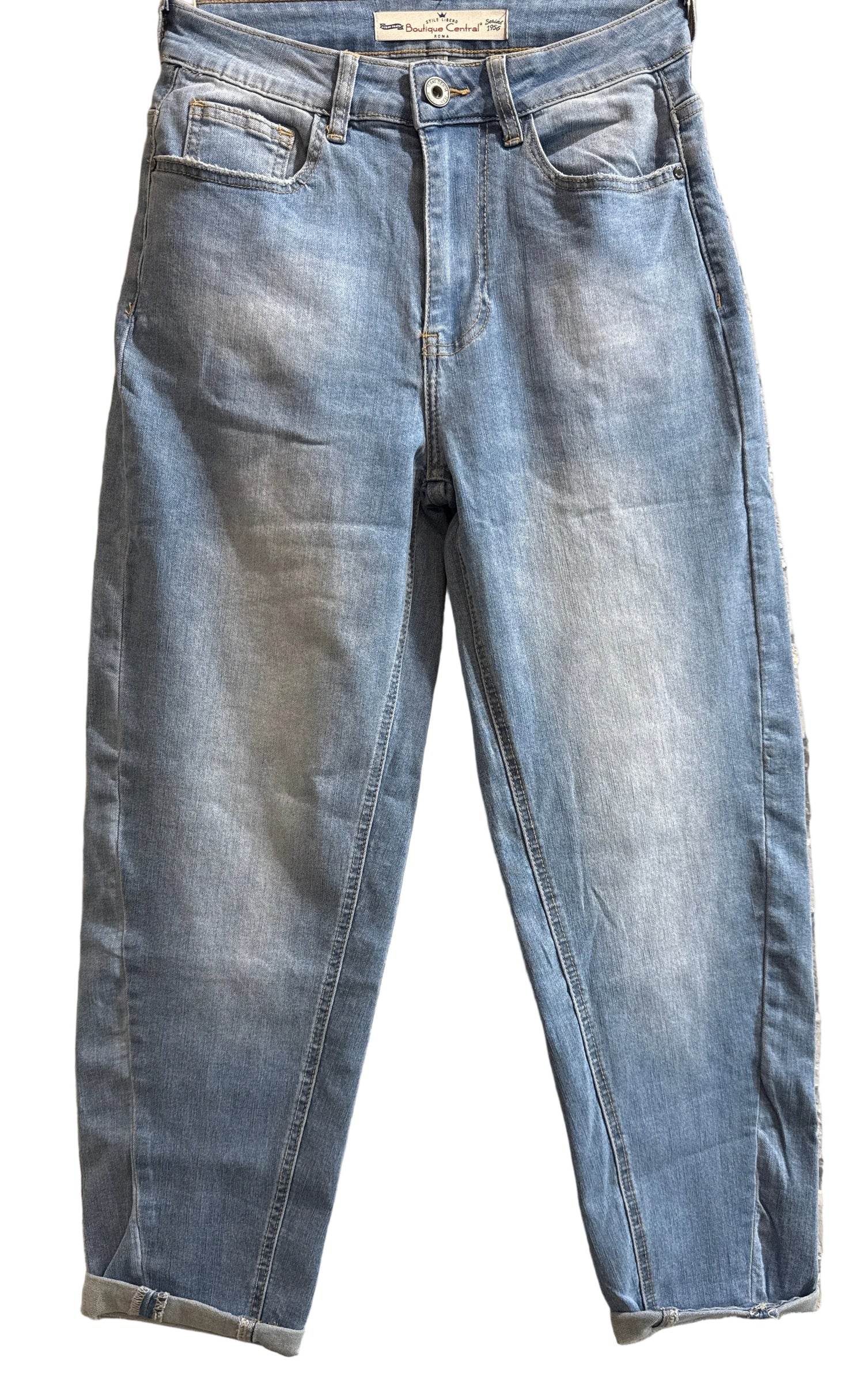 J01 - 1551 - 1 Jeans Light Blue - Boutique Central Roma