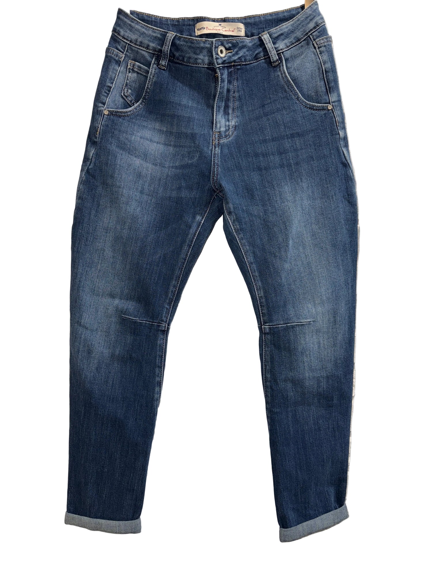 J01 - 9283 Jeans Cuciture Blu - Boutique Central Roma