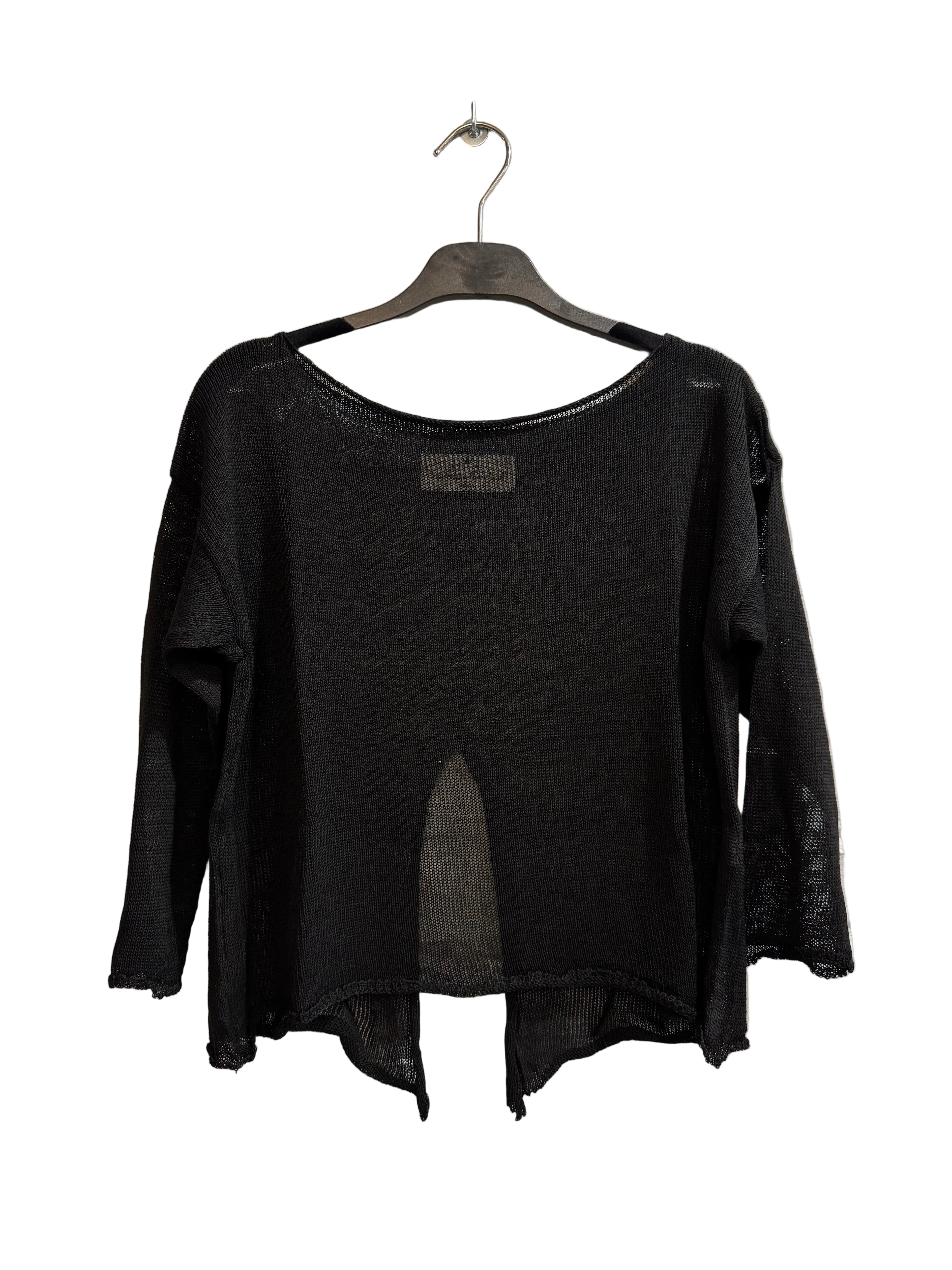 Maglia corta spacco dietro P12 - 16205 - Boutique Central Roma