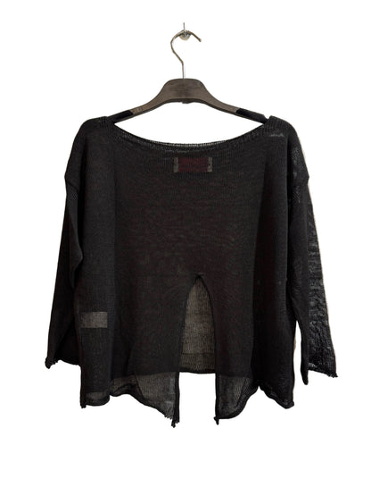 Maglia corta spacco dietro P12 - 16205 - Boutique Central Roma