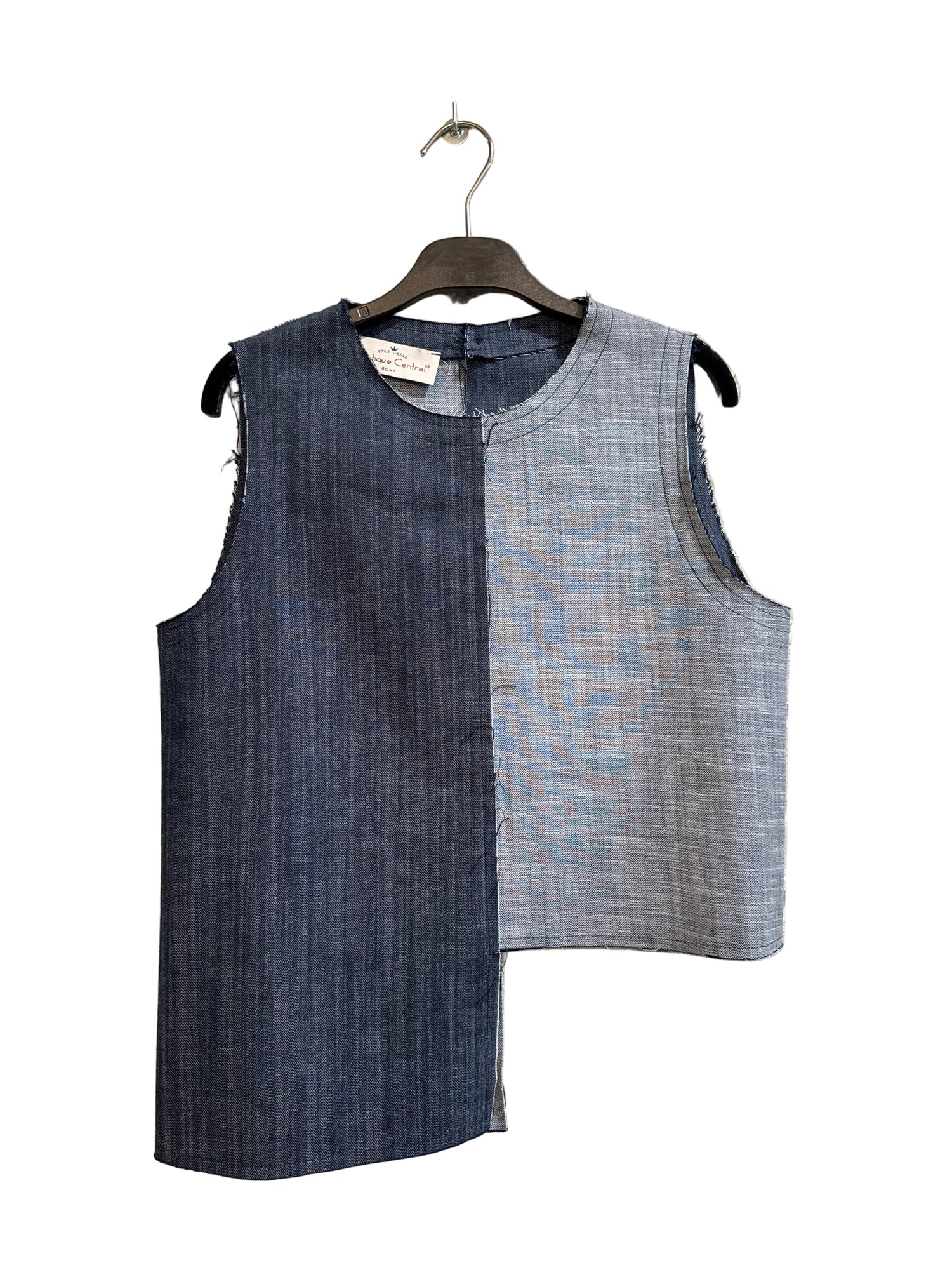 N03 - 24045D Gilet Sophia Denim - Boutique Central Roma