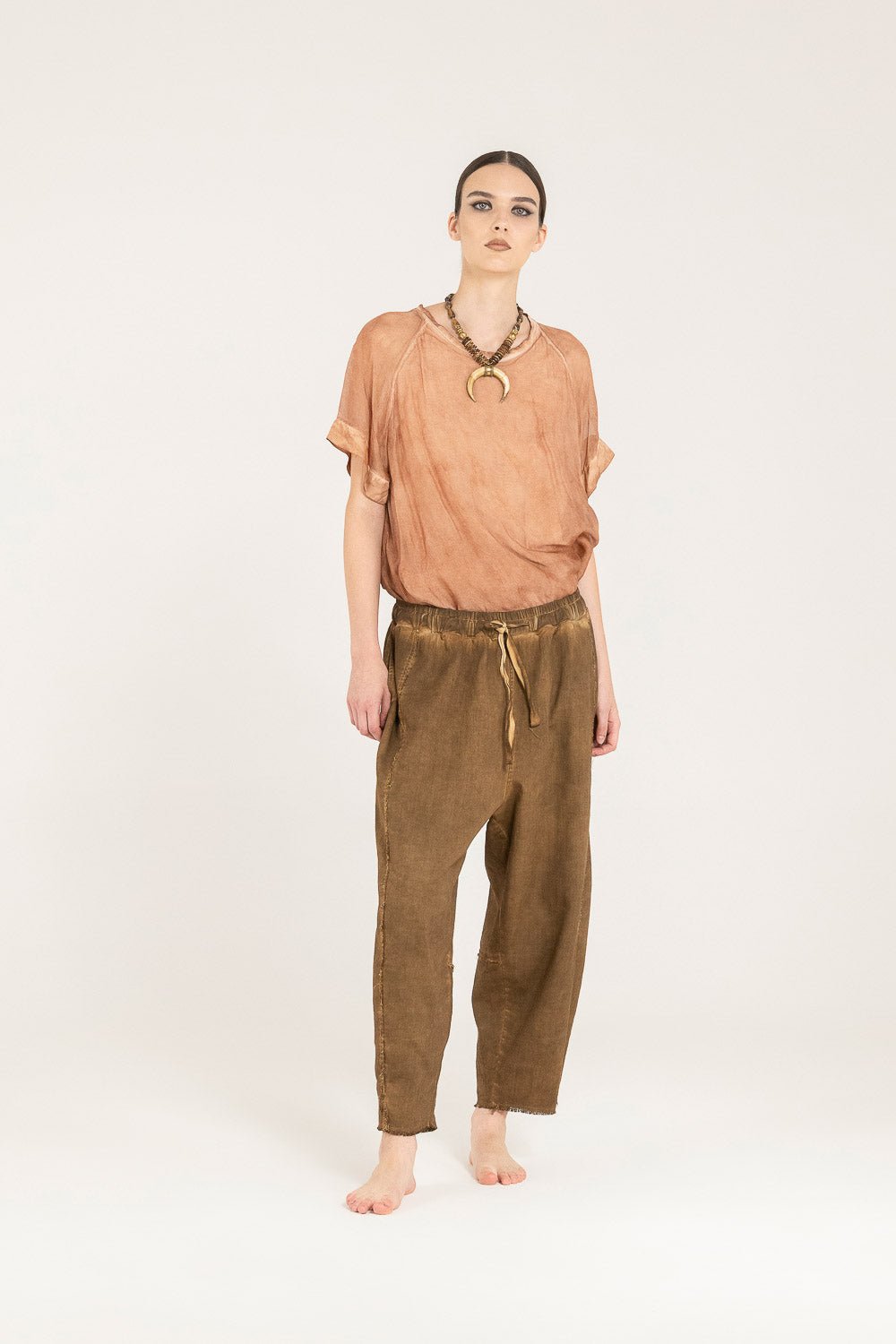 Pantaloni Linear - SANCTAMUERTE - F07 - SX55 - Boutique Central Roma