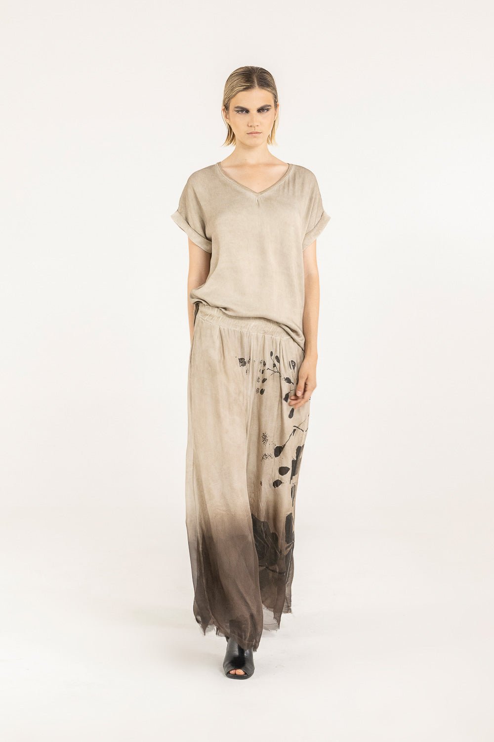 Pantaloni Palazzo SANCTAMUERTE - F07 - S285 - Boutique Central Roma