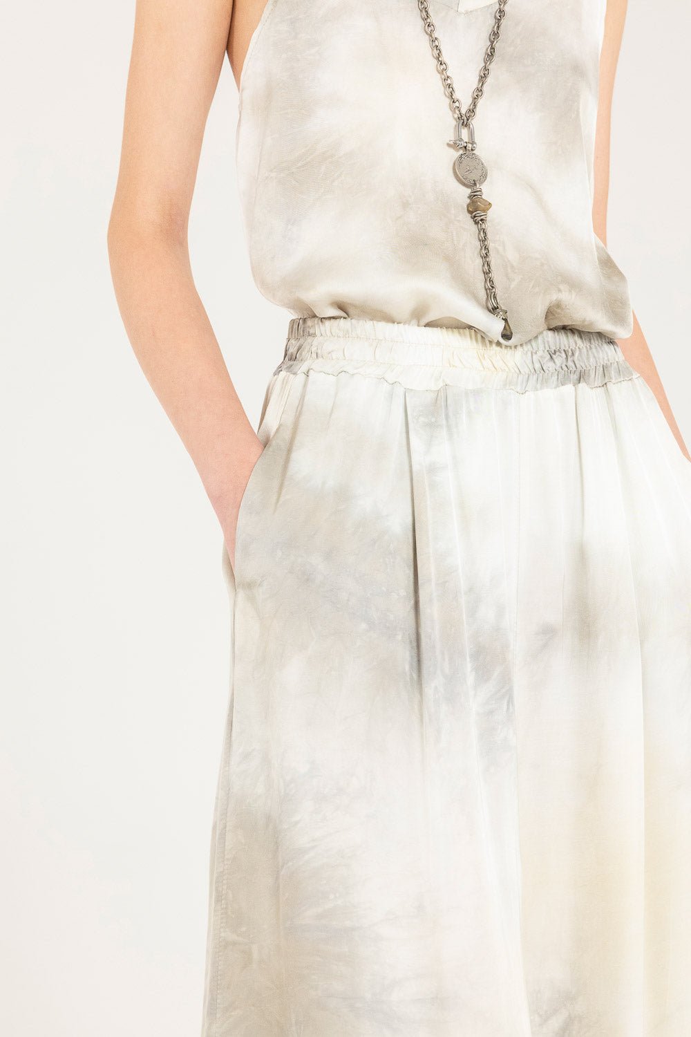 Pantaloni Palazzo SANCTAMUERTE F07 - S330 - Boutique Central Roma
