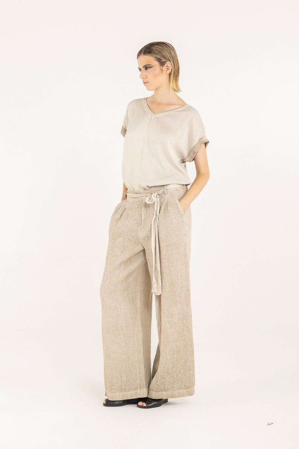 Pantaloni Regular - SANCTAMUERTE - Boutique Central Roma