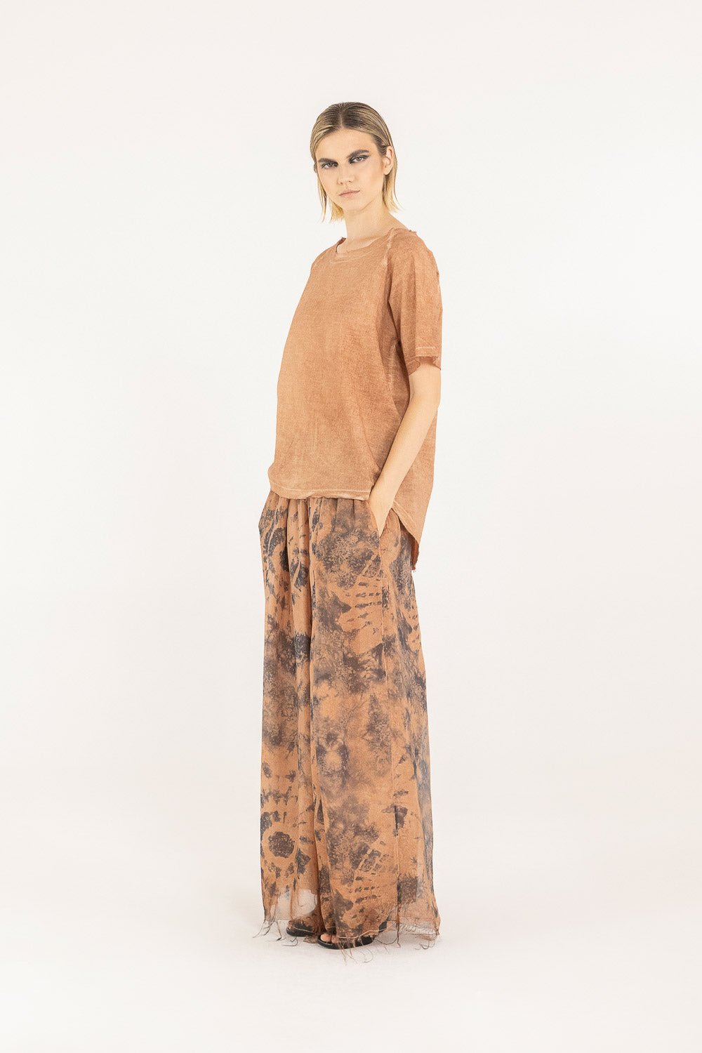 T-Shirt Ampia SANCTAMUERTE - F07 - S253 - Boutique Central Roma