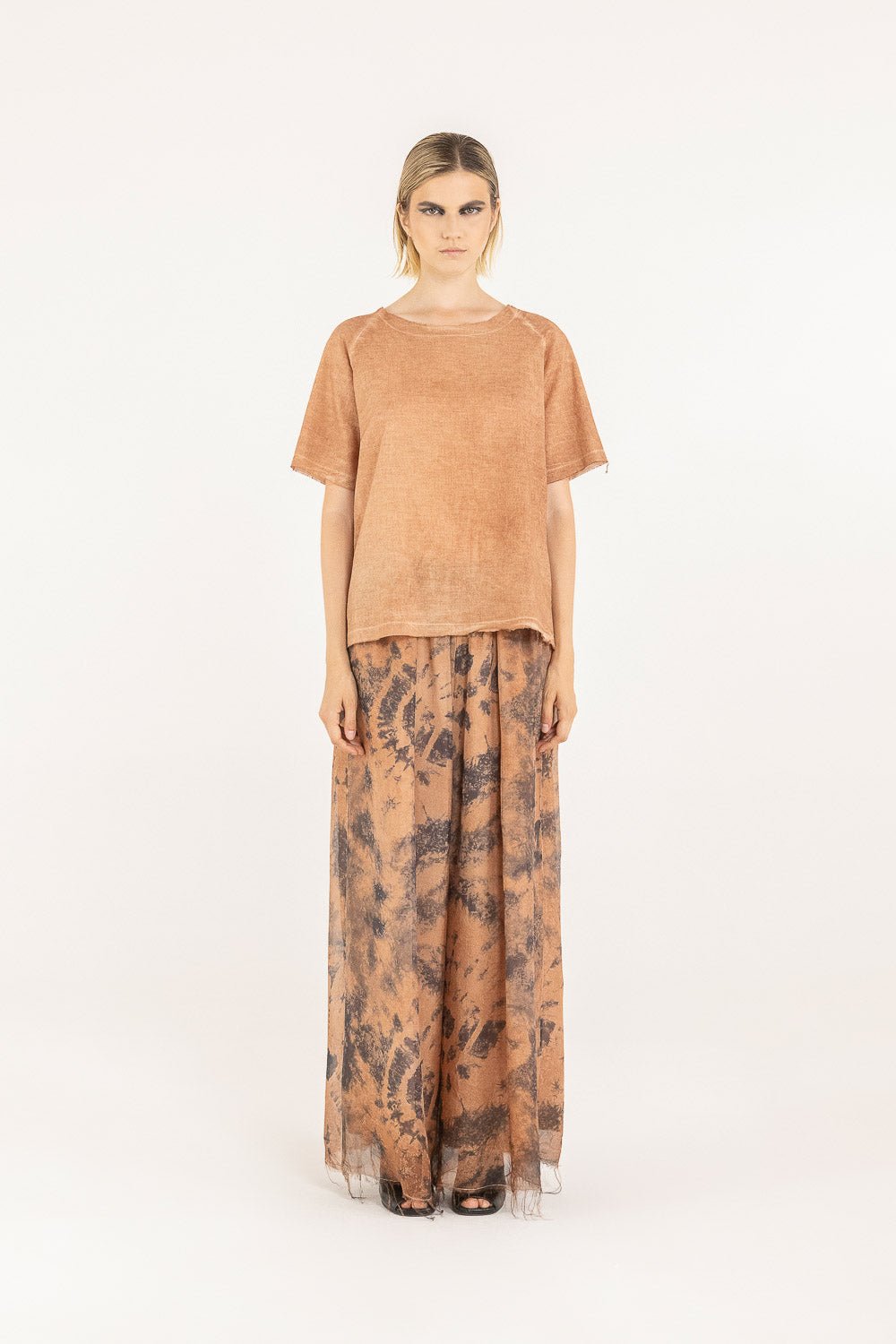 T-Shirt Ampia SANCTAMUERTE - F07 - S253 - Boutique Central Roma