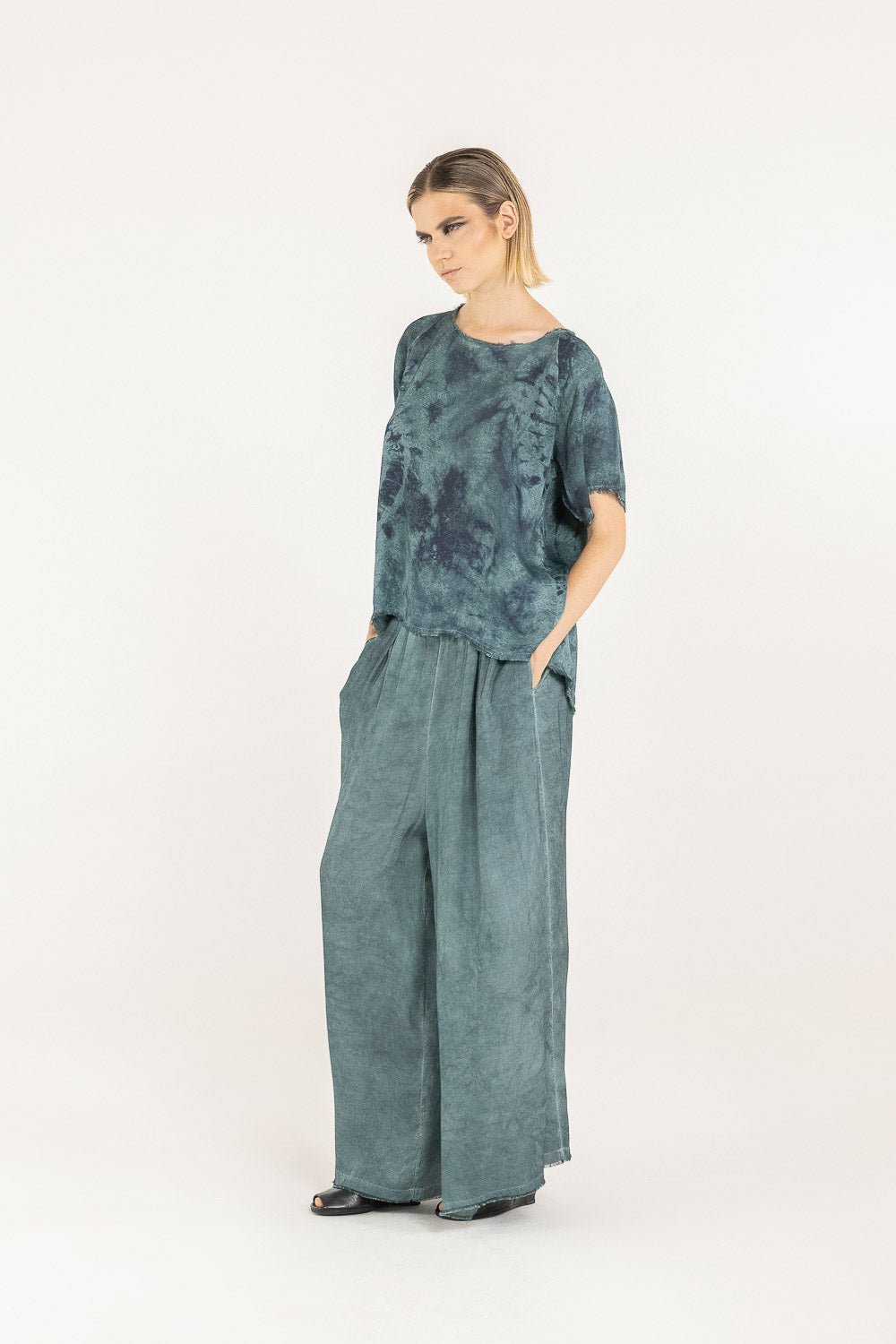 T-Shirt Boxy SANCTAMUERTE F07 - S314 - Boutique Central Roma