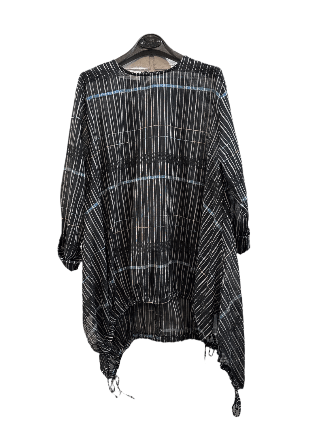 W01 - 125180 Blusa Coulisse Righe - Boutique Central Roma