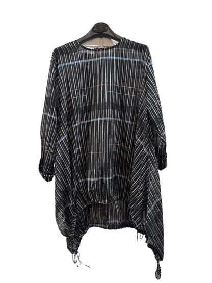 W01 - 125180 Blusa Coulisse Righe - Boutique Central Roma