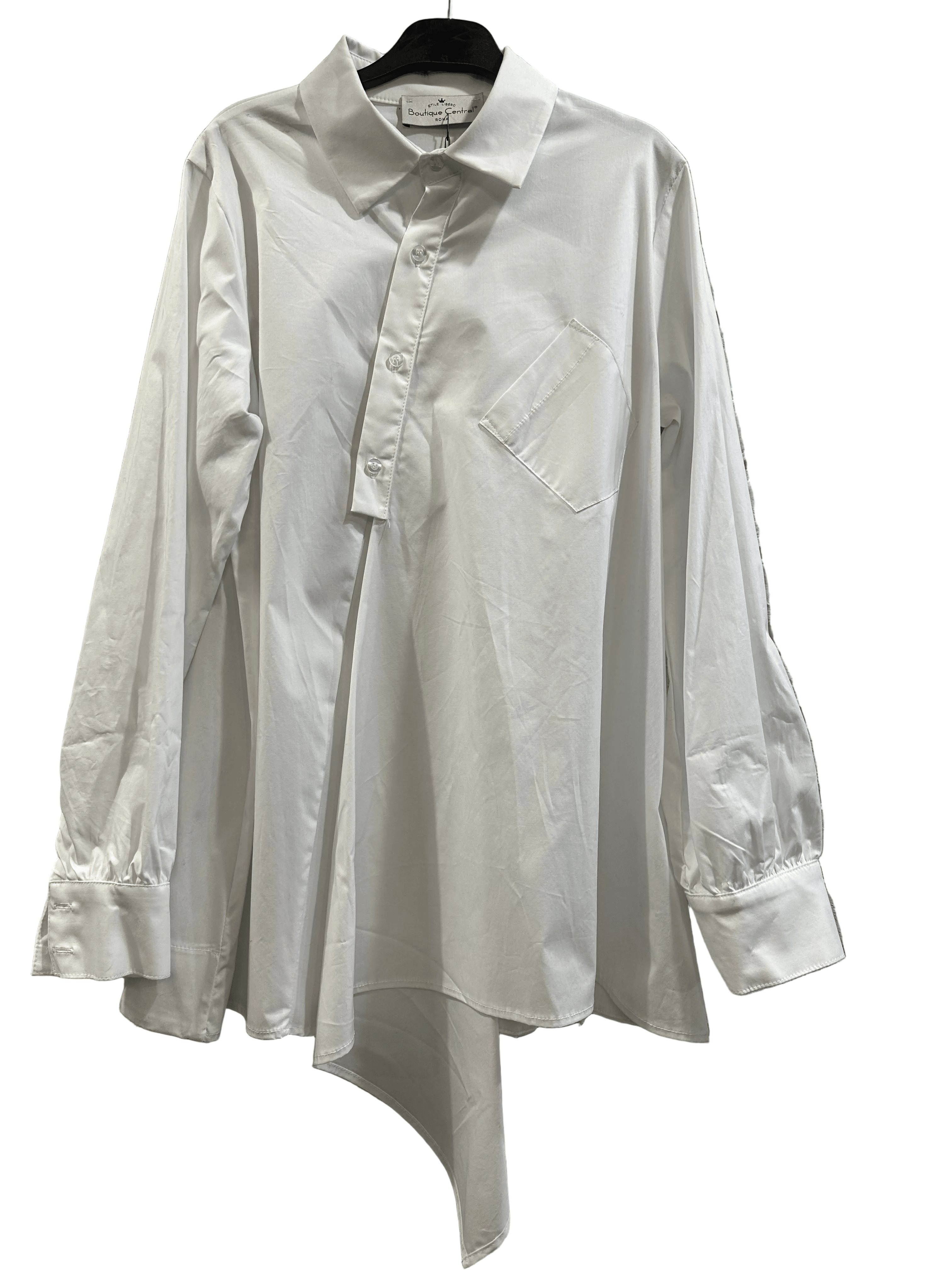W01 - 221395 Camicia Tasca Diagonale - Boutique Central Roma